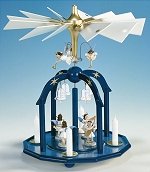 Angels in Blue Pyramid